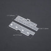 Dream Curtain Accessories Vertical Blinds Accessories Hanger Clips Vertical Blind Transparant Repair Clips for Vertical Blinds Replacement Slats